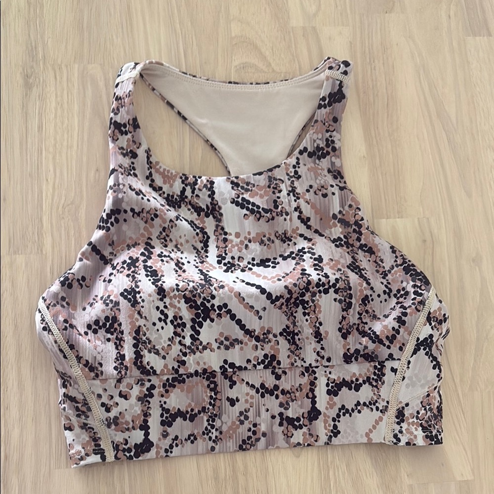 Zella. Patterned Sports Bra